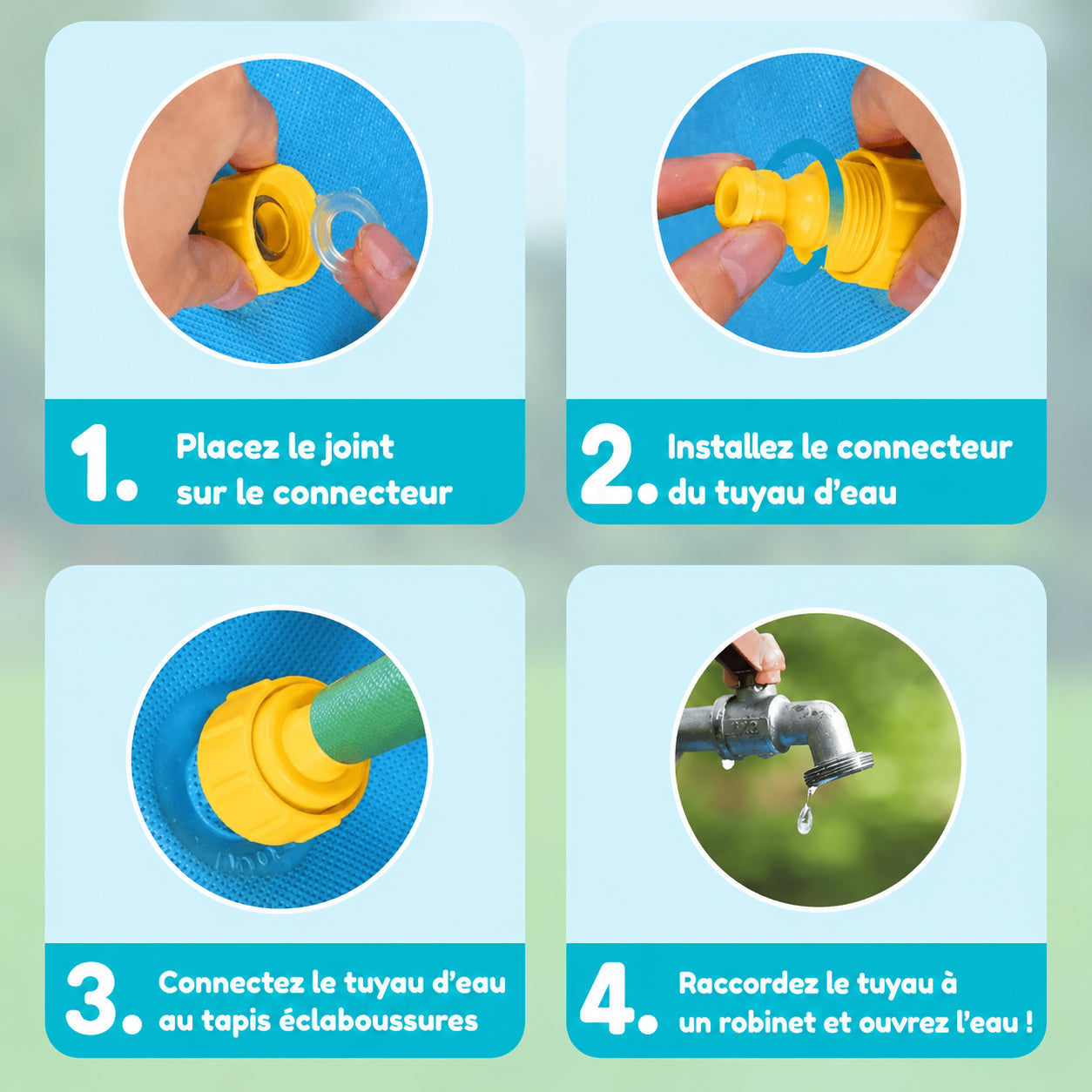PatteSplash™ – Tapis Aquatique pour Chien